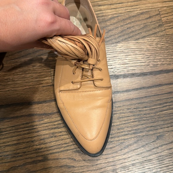 Loeffler Randall leather loafers with removable tassels 8 - Picture 3 of 4